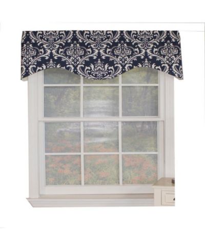 RLF Home Ozbourne декоративная занавеска 50" x 17" темно-синяя