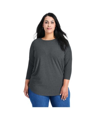 AVENUE Женская туника Kym Rib Hacci Plus Size
