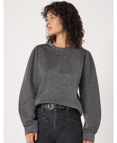 Женский топ Hush Emily Sparkle Puff Sleeve Jersey
