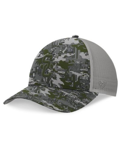 Мужская кепка Top of the World Gray USC Trojans OHT Military Appreciation Trucker Camo