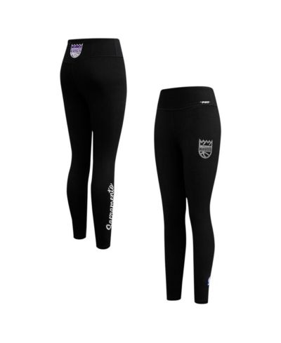 Женские леггинсы Pro Standard Black Sacramento Kings Paint the City Tri-Blend Jersey