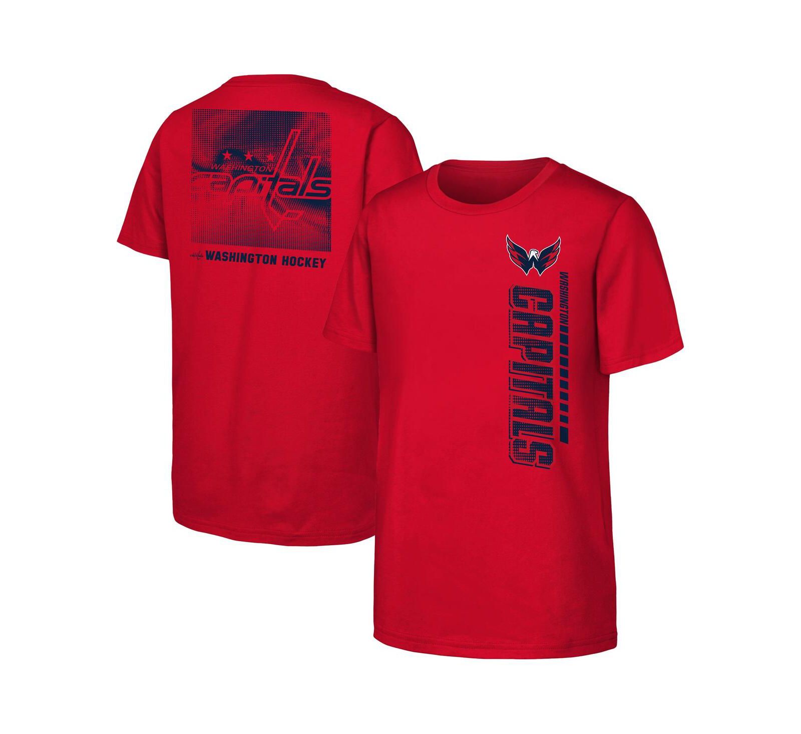 Outerstuff Big Boys and Girls Red Washington Capitals Atmosphere T-Shirt