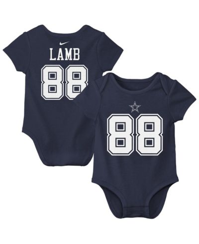 Nike боди для детей Nike Baby Boys and Girls CeeDee Lamb Navy Dallas Cowboys