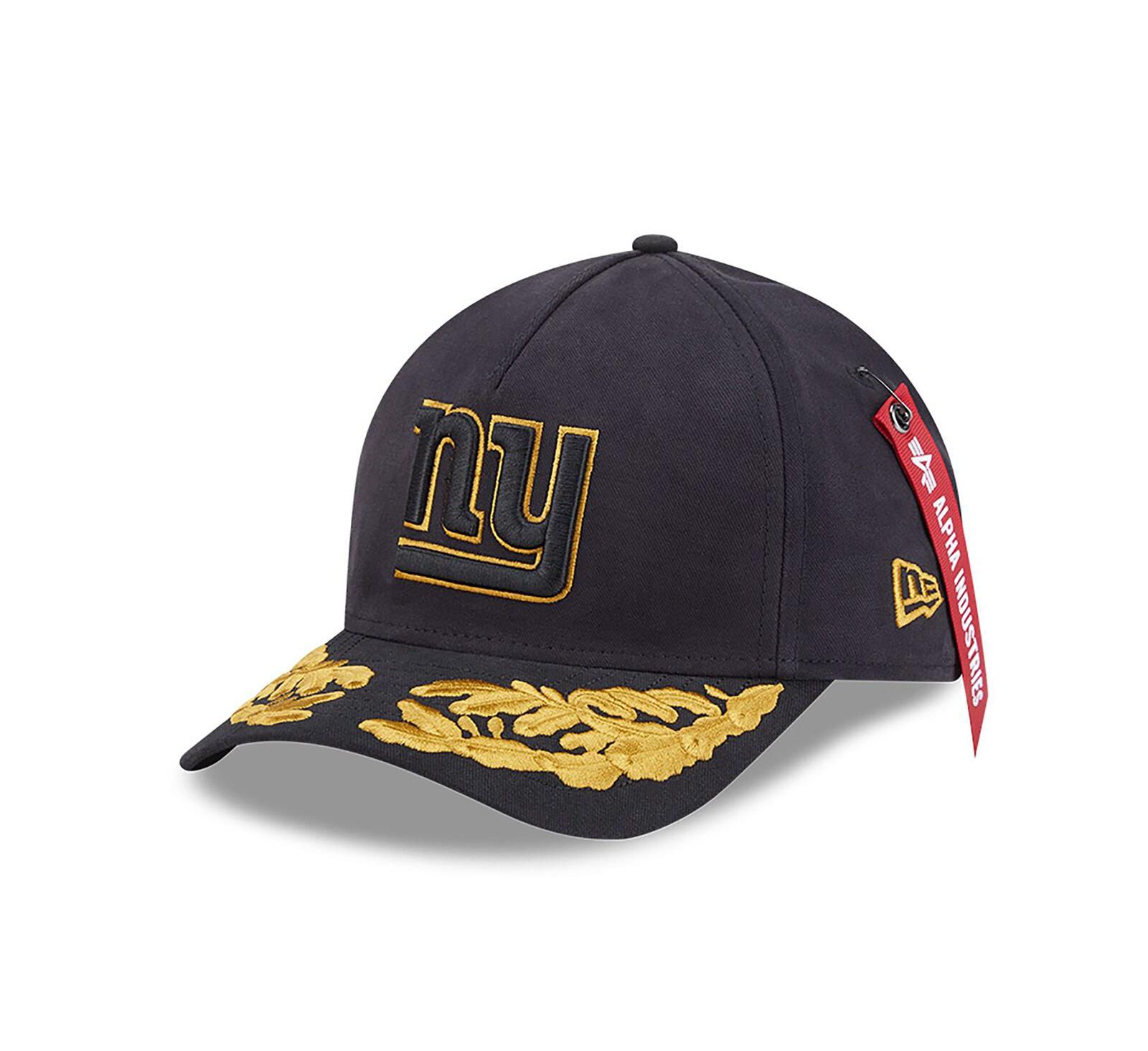 Кепка New Era x Alpha Industries Men's Black New York Giants A-Frame 9FORTY Adjustable