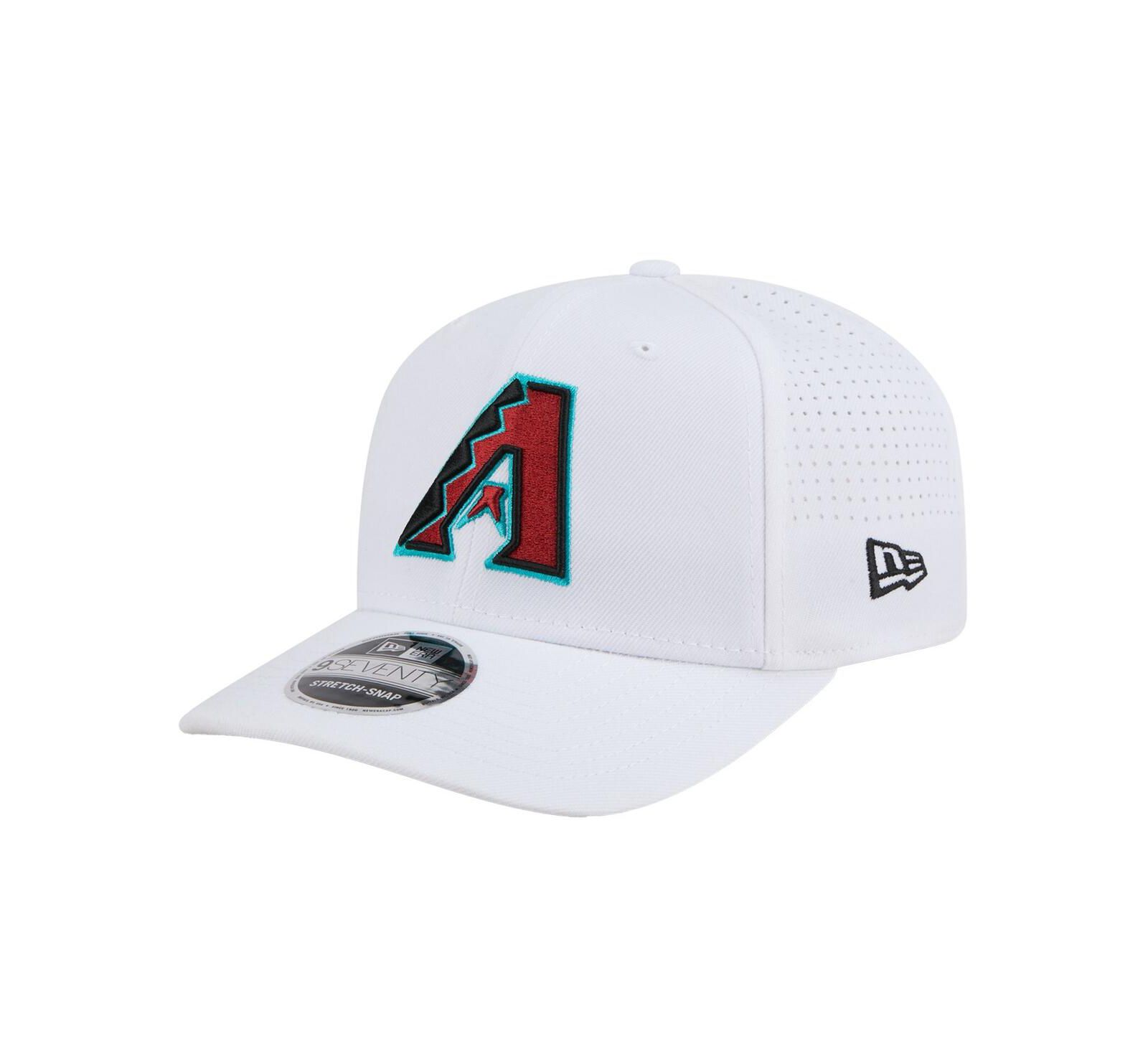 New Era Мужская кепка 9SEVENTY регулируемая Arizona Diamondbacks Performance белый