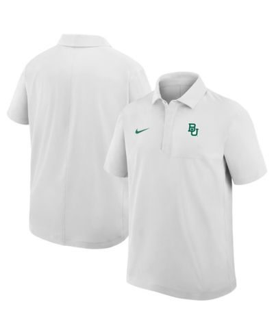 Мужская поло Nike White Baylor Bears Woven