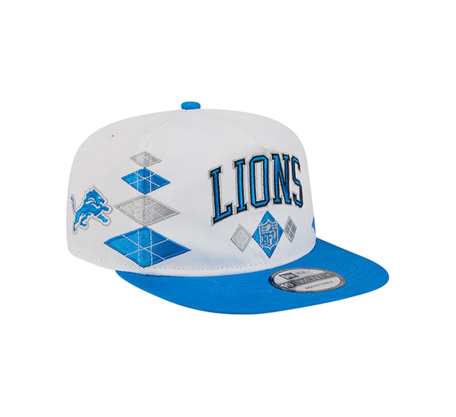 Мужская бейсболка New Era Detroit Lions Argyle 19TWENTY