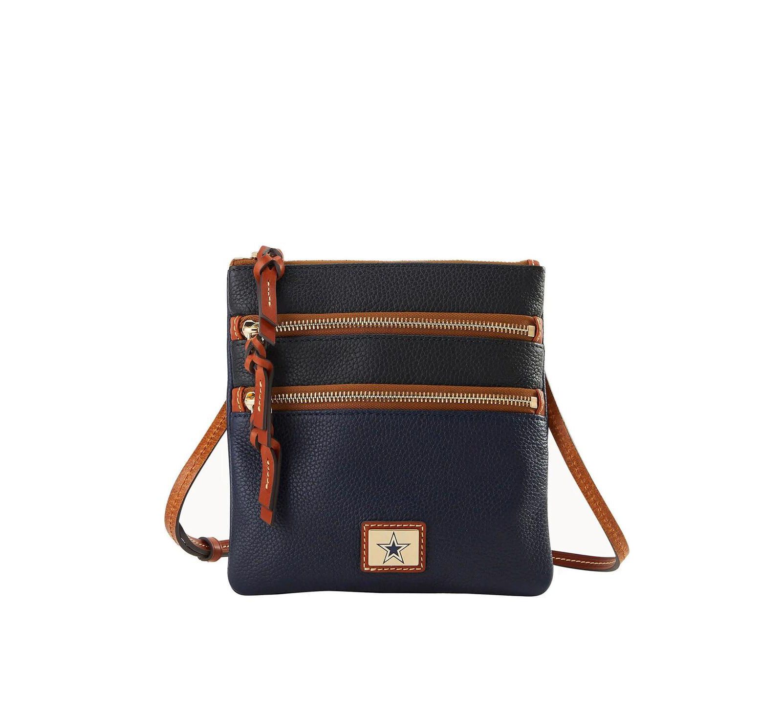Dooney & Bourke Dallas Cowboys Team Logo Halftime Triple Zip Crossbody Bag
