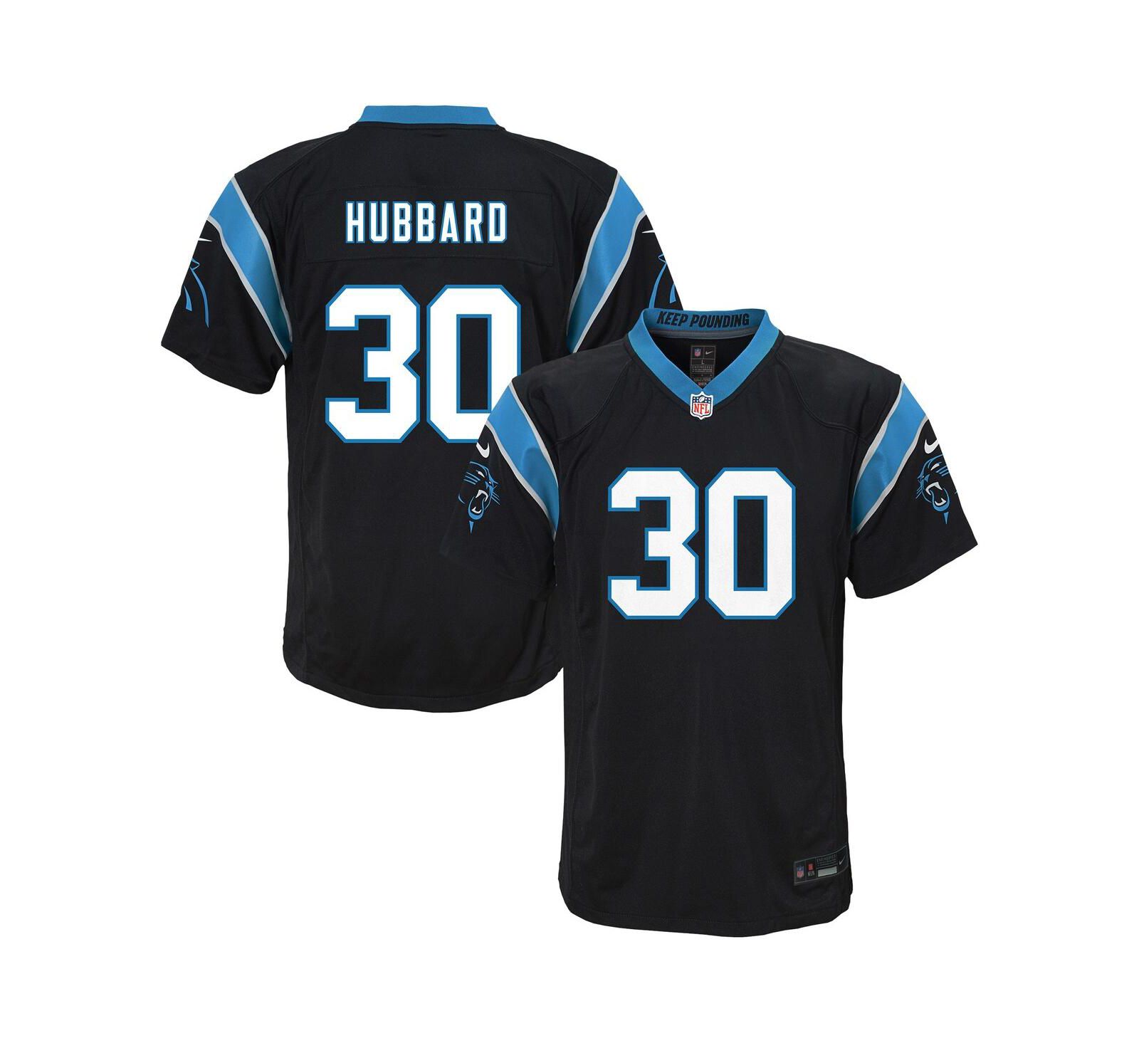 Детская игровая джерси Nike Black Carolina Panthers Team Game (Big Boys and Girls)