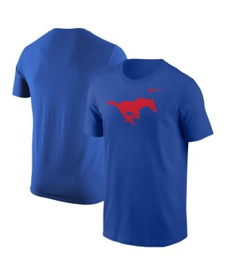 Мужская футболка Nike Royal SMU Mustangs с основным логотипом