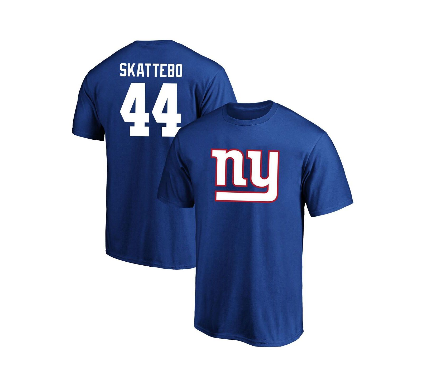 Fanatics Мужская футболка Cam Skattebo Royal New York Giants Big & Tall