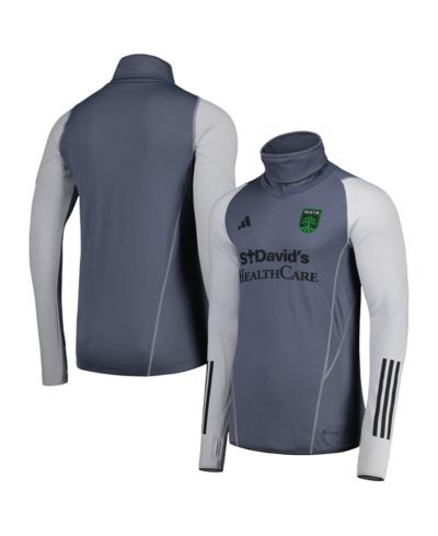 Adidas Мужская серая толстовка Austin FC Warm Raglan COLD.RDY