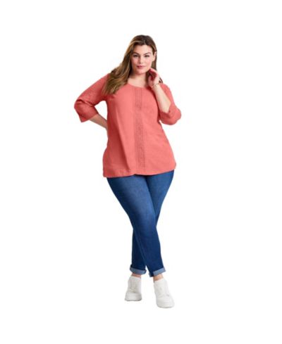 Женская туника Avenue Plus Size Crochet Trim