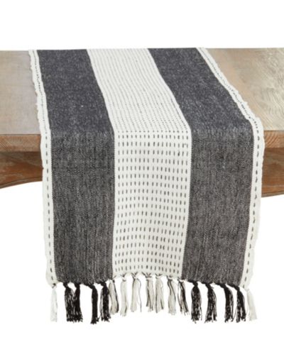 Дорожка на стол Saro Lifestyle Stitched Banded 16" x 72"