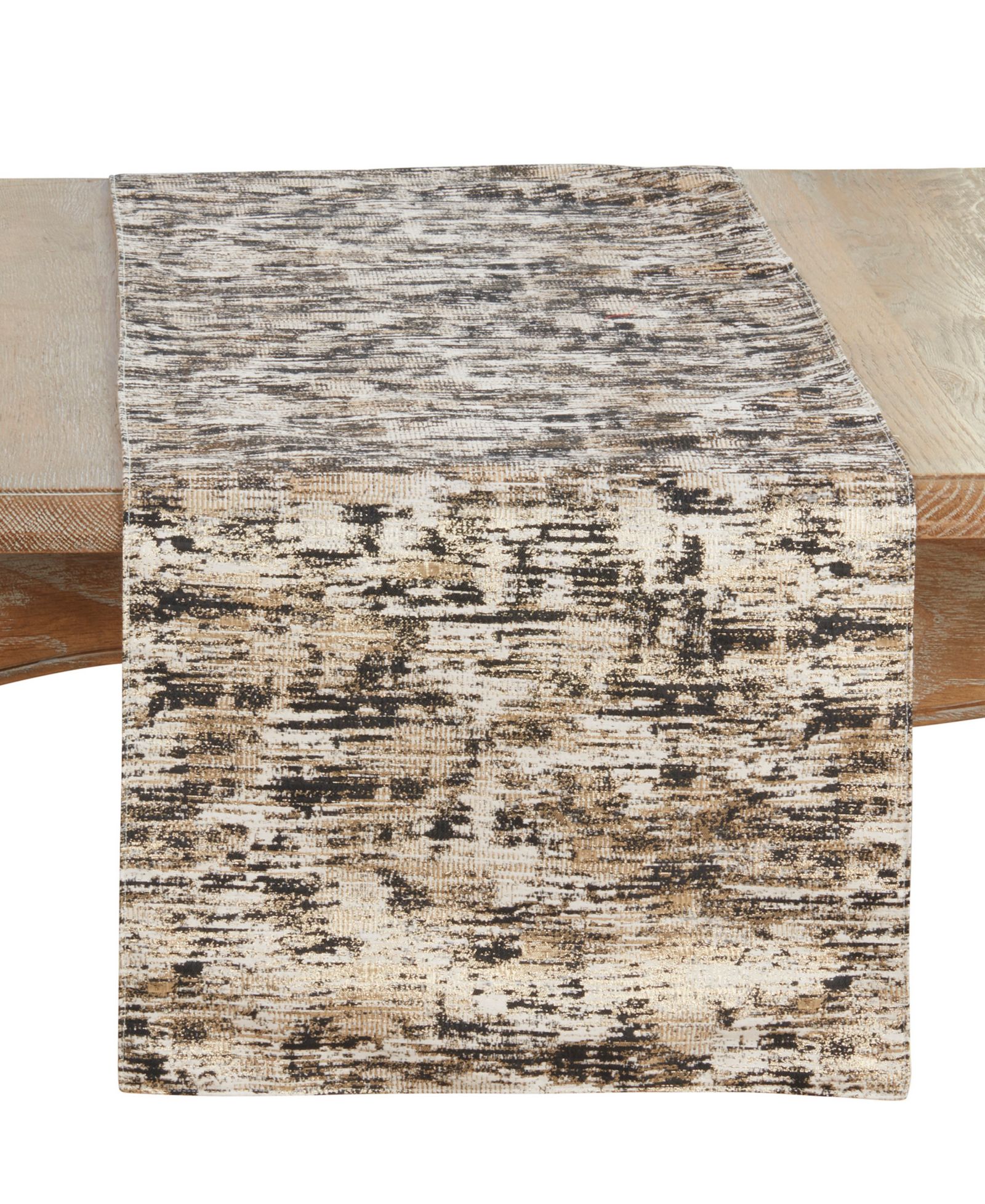 Saro Lifestyle Textured Jacquard Table Runner, 16" x 72"