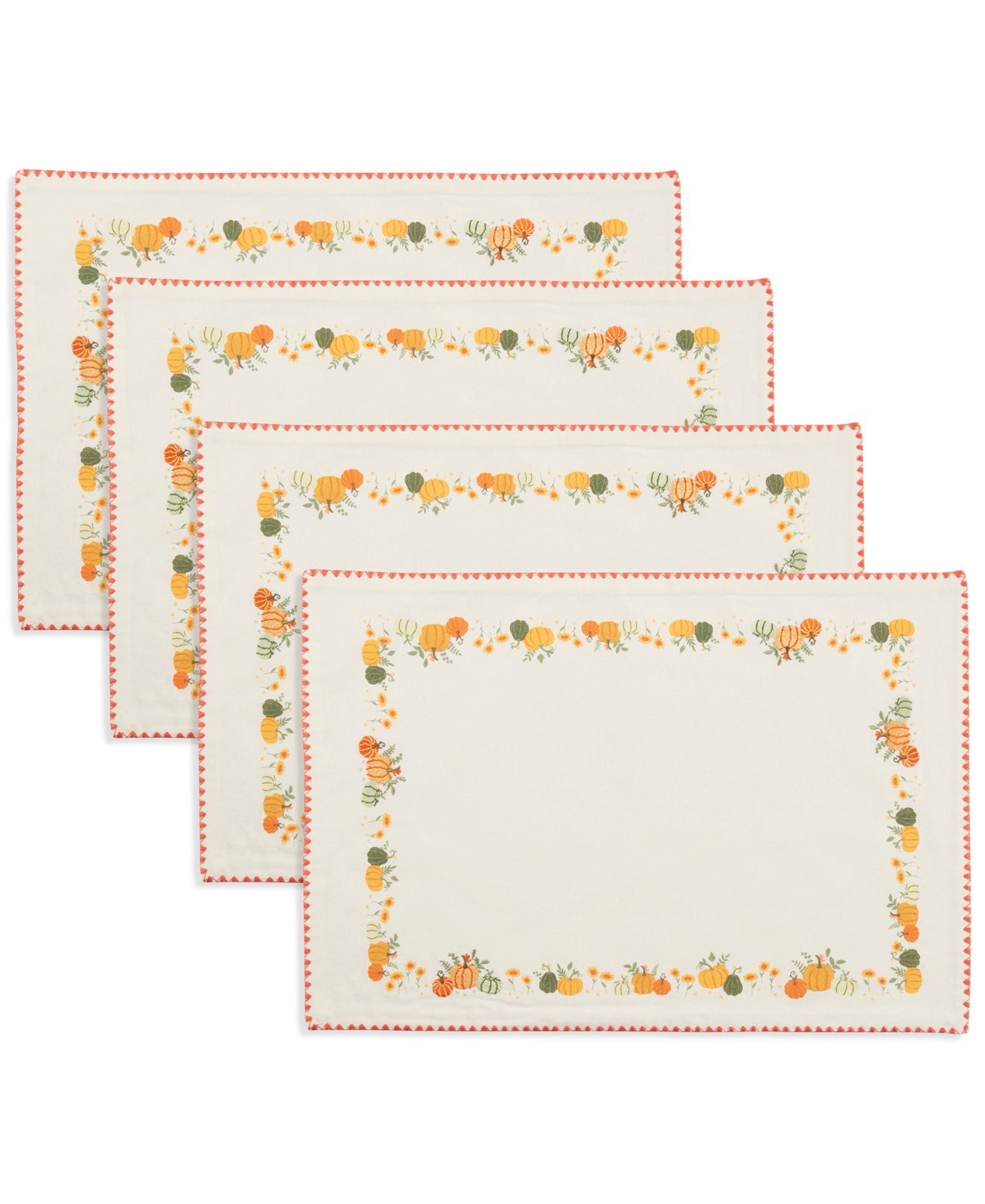 Saro Lifestyle под餐ная салфетка Pumpkin Patch, набор из 4 шт