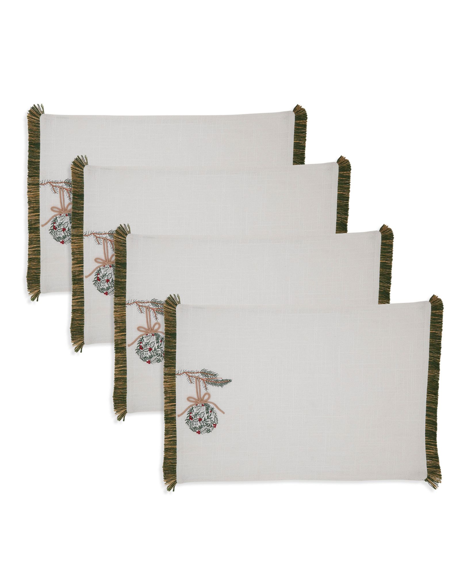 Saro Lifestyle Ornament Placemat, Set of 4