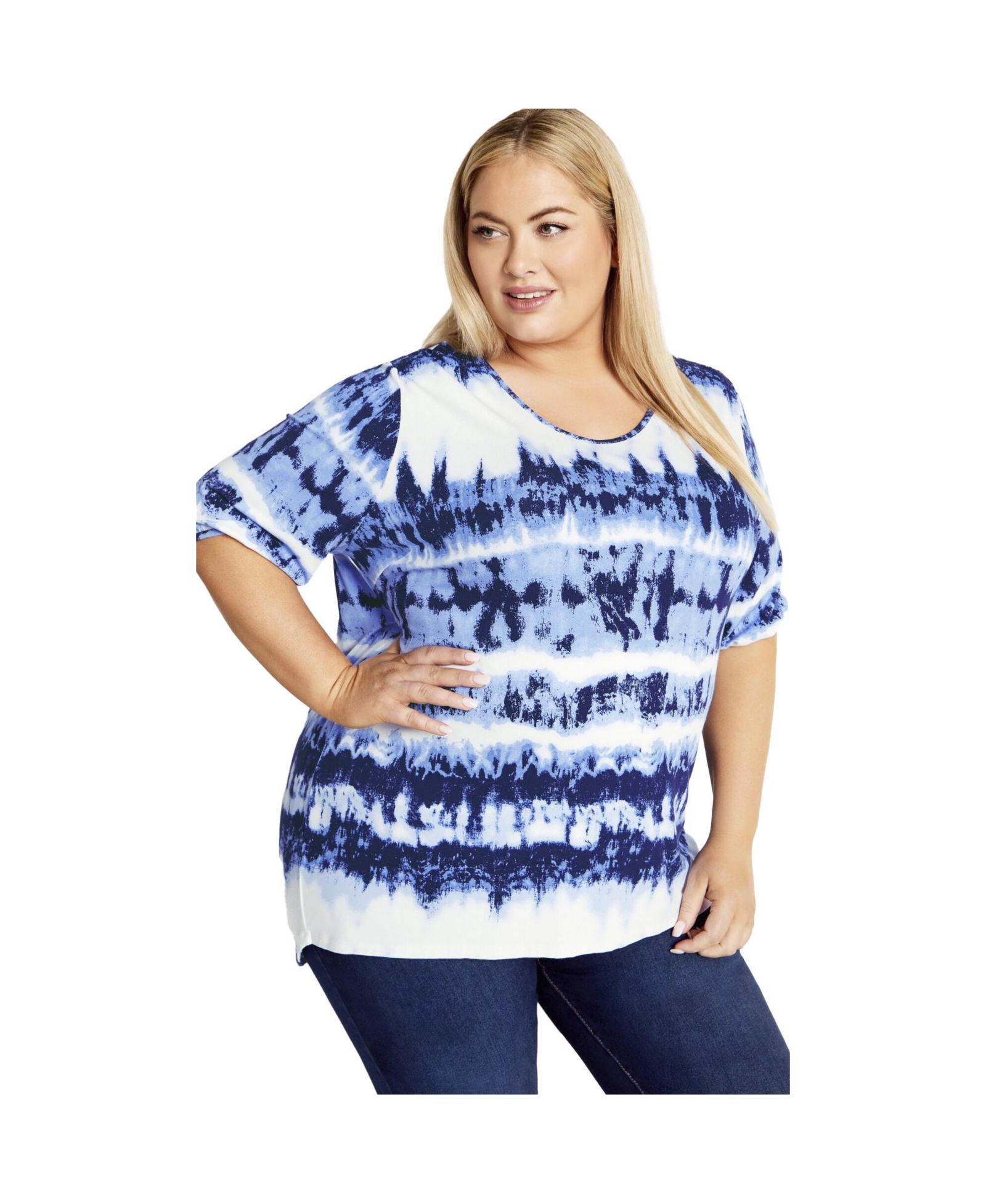Женский топ Avenue Plus Size Leila Print
