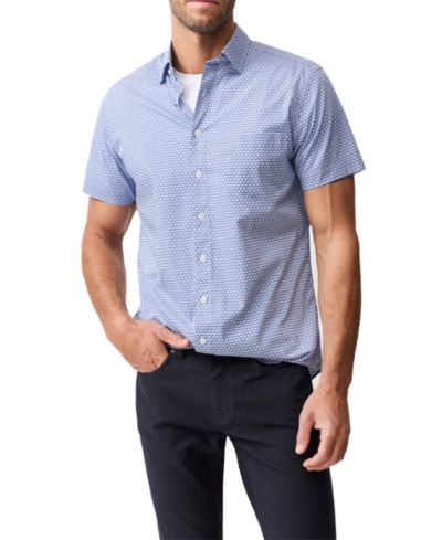 Rodd & Gunn Men's Short Sleeve Blumine Cotton Shirt