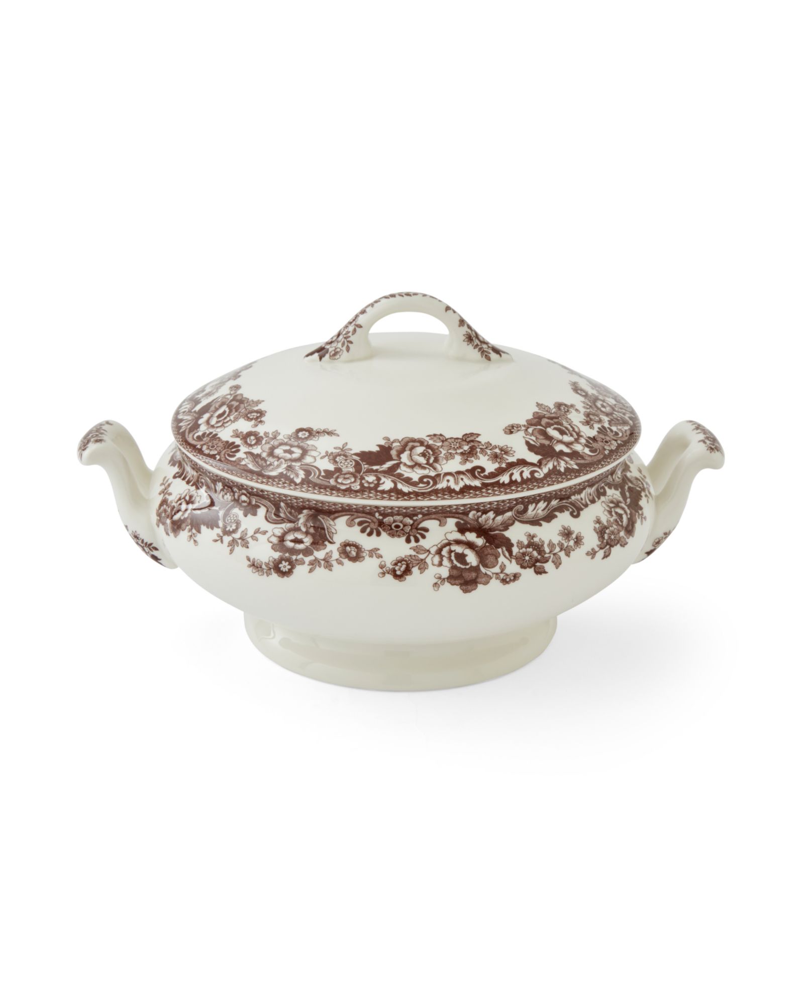 Крылатое блюдо для овощей Spode Delamere с крышкой