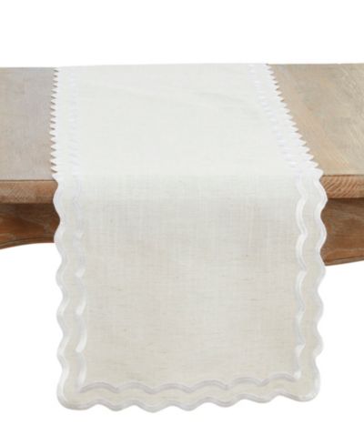 Скатерть-раннер Saro Lifestyle с фестончатым краем, 16" x 72"