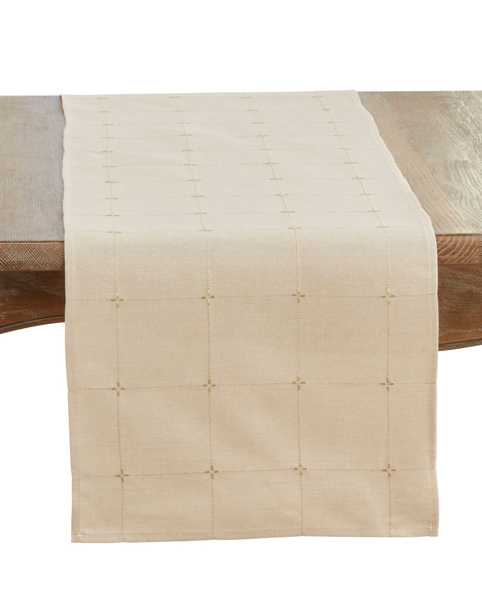 Saro Lifestyle Embroidered Table Runner, 16" x 70"