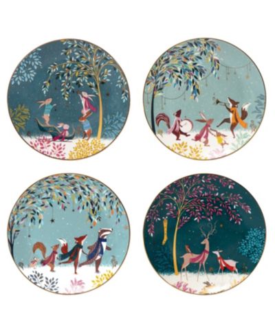 Набор тарелок Portmeirion Sara Miller Woodland Tales, 4 шт.