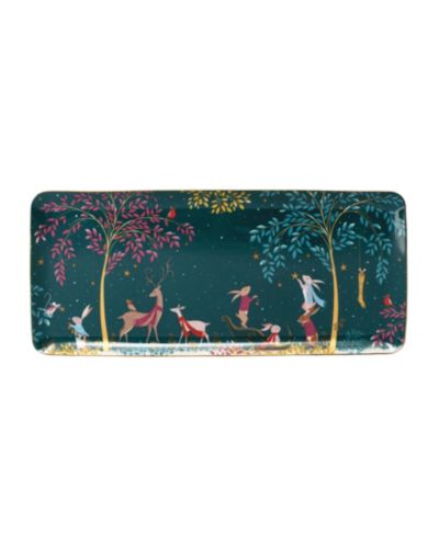Portmeirion Сервировочный поднос Sara Miller Woodland Tales с оленем и малиновкой