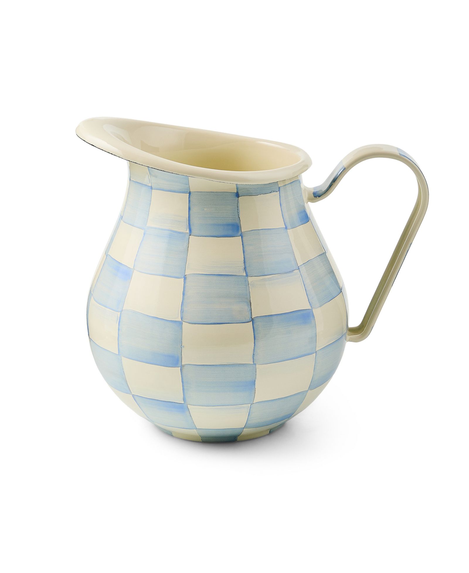 MacKenzie-Childs Sky Check 3-Quart Pitcher