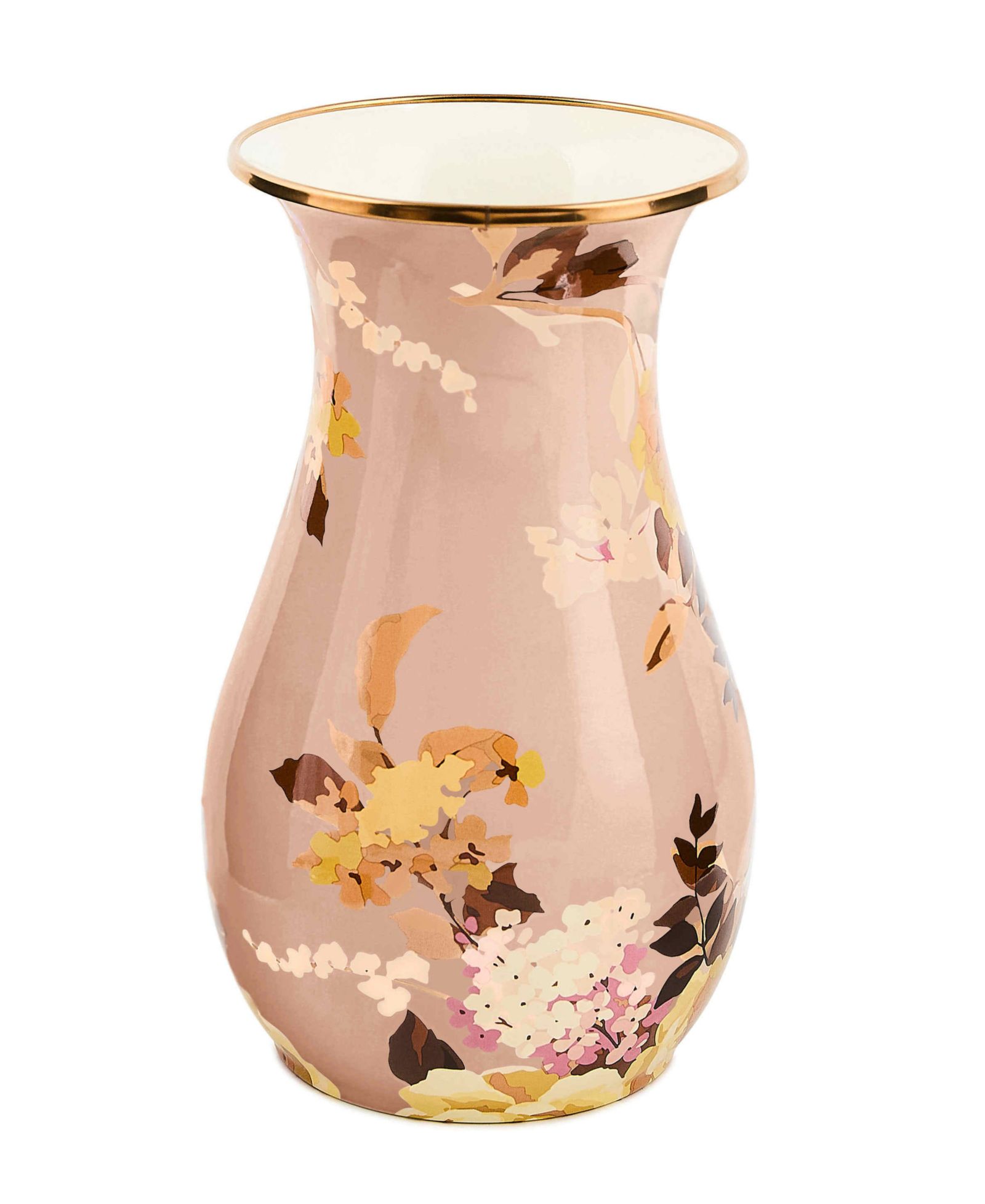 MacKenzie-Childs Wild Rose Mauve Tall Vase