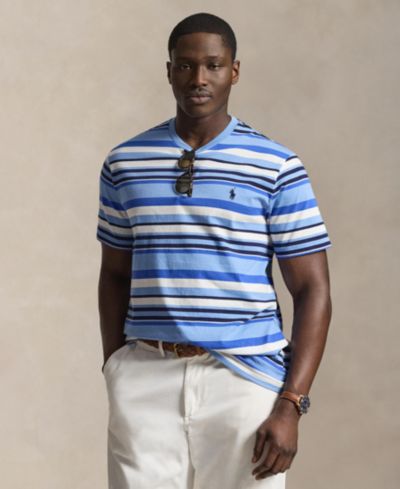 Polo Ralph Lauren Men's Big & Tall Classic-Fit Striped Jersey T-Shirt