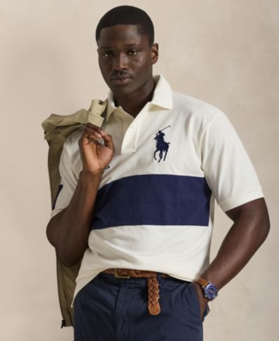 Мужская классическая сетчатая рубашка-поло Polo Ralph Lauren Big & Tall
