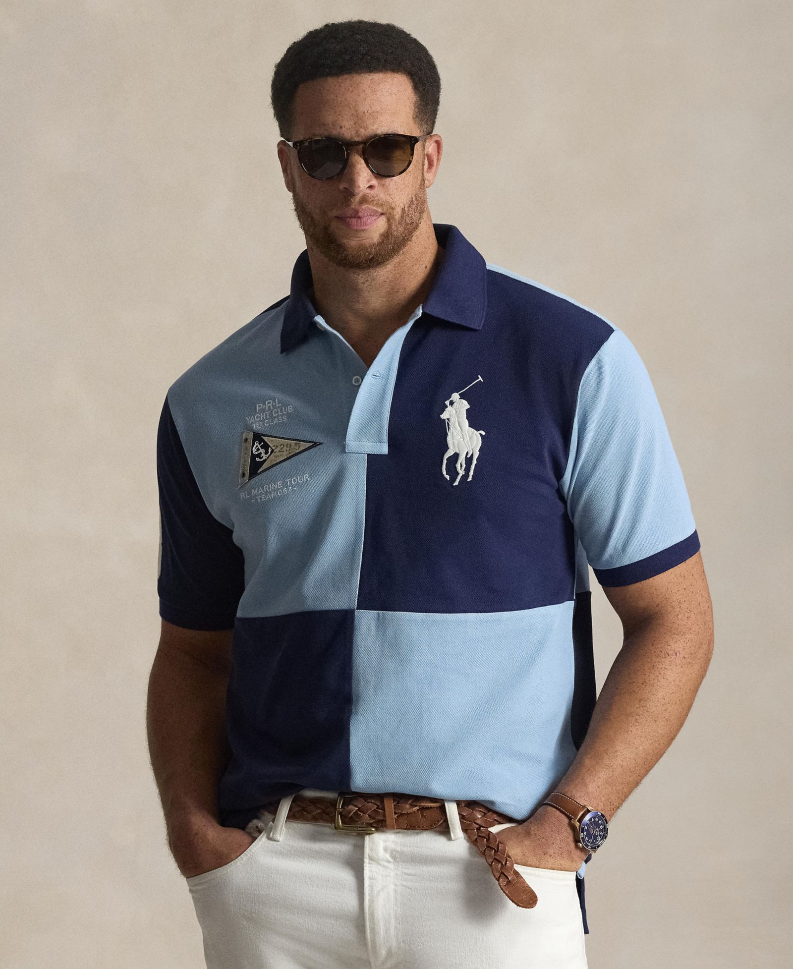 Polo Ralph Lauren Мужская рубашка поло Mesh Classic-Fit Big & Tall
