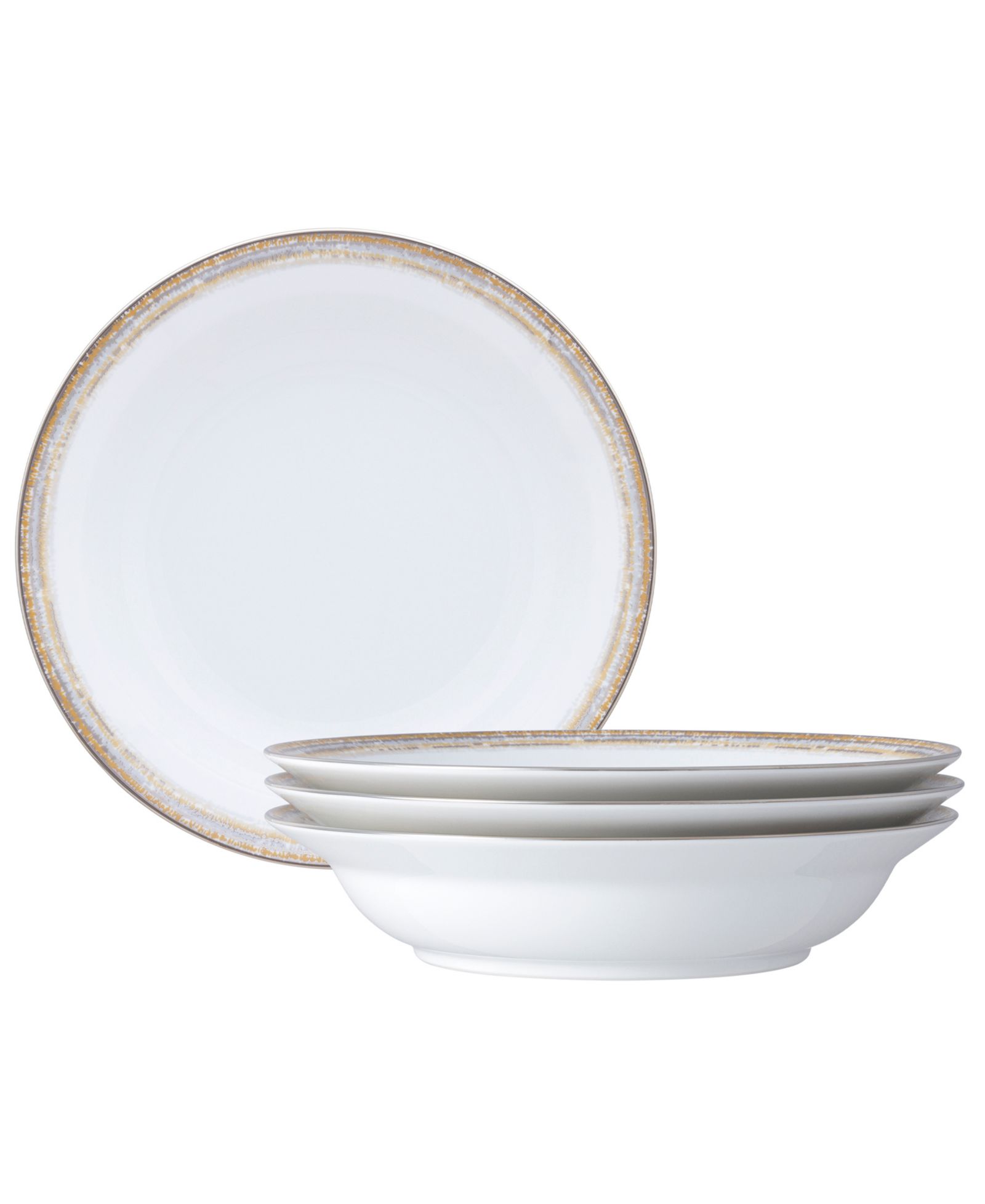 Набор из 4 тарелок для супа Noritake Raylan, 10", 25 oz.