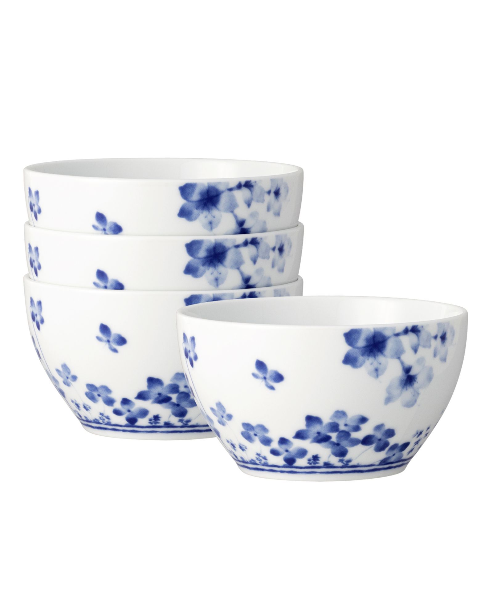 Noritake набор из 4 мини-чаш Bloomington Road Blue, 4-1/4", 10 oz.