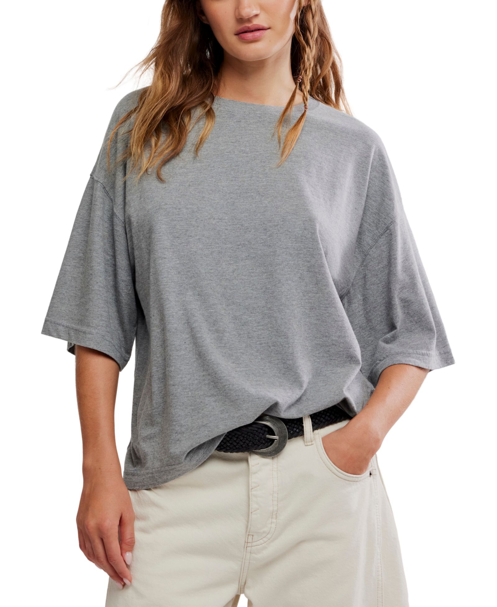 Free People Women's Perfect Oversized Short-Sleeve T-Shirt