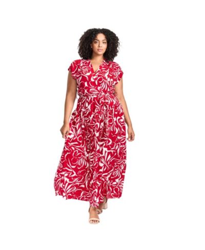 Avenue Women's Plus Size Havana Maxi Dress