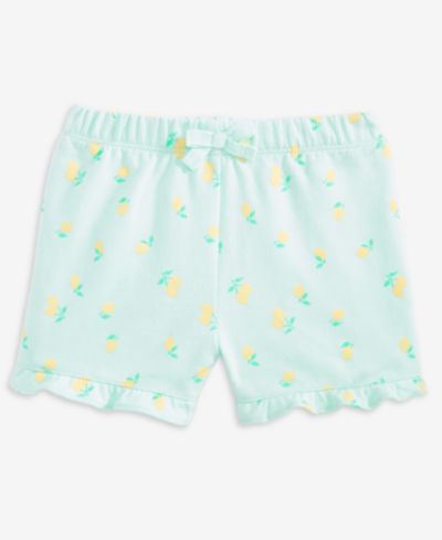 Детские шорты First Impressions Baby Girls' French Terry Lemon Toss