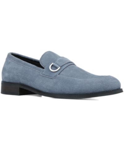 Alfani Men's Genuine Suede Slip-On Buckle Loafers