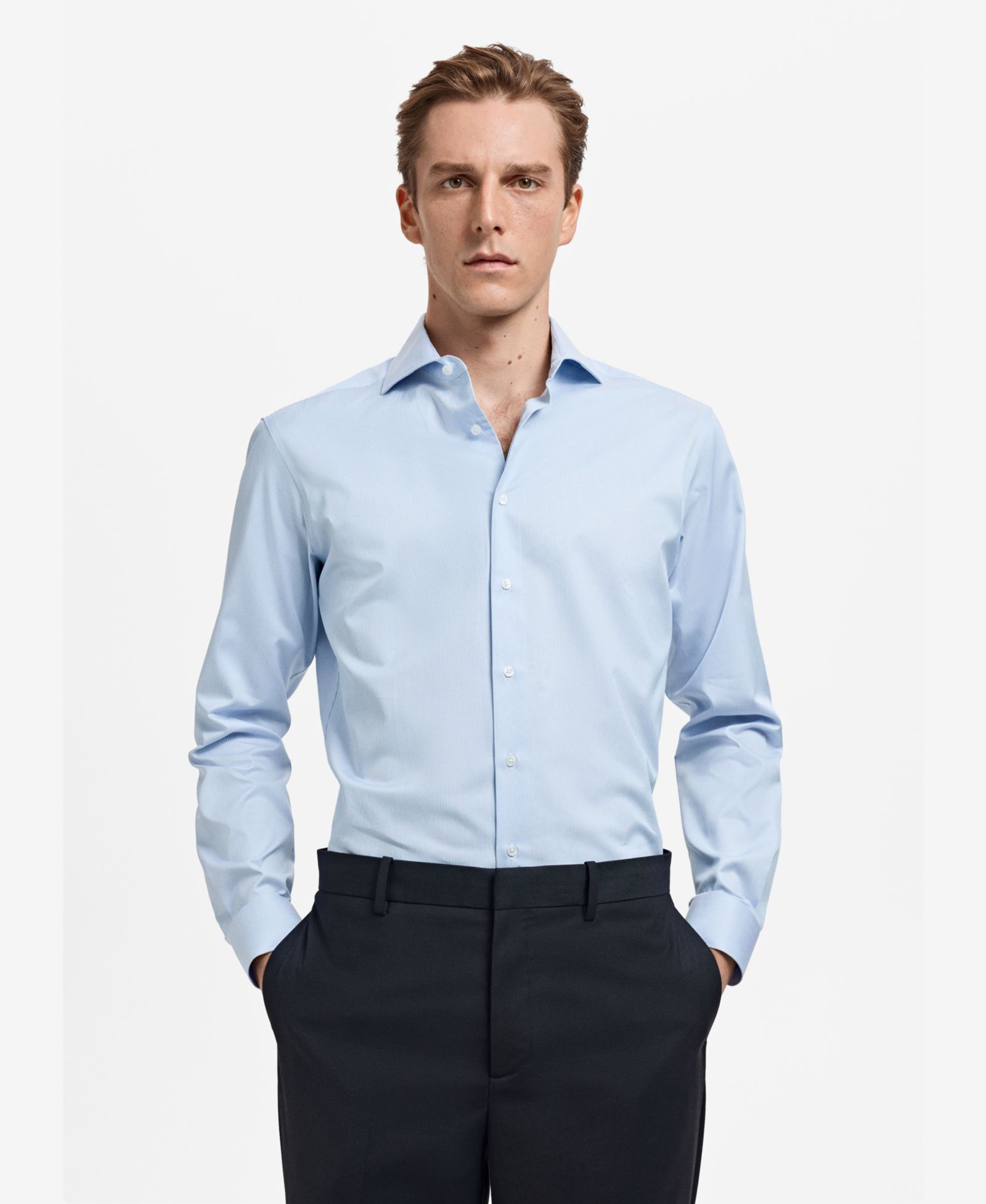 Мужская рубашка Mango Slim-Fit