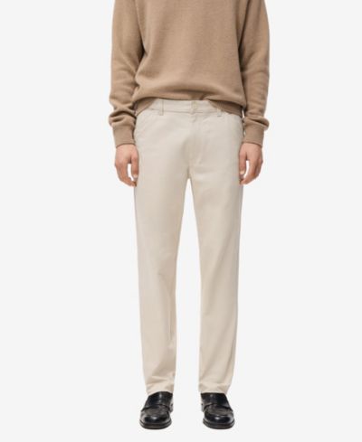 Мужские хлопковые брюки Mango Regular-Fit