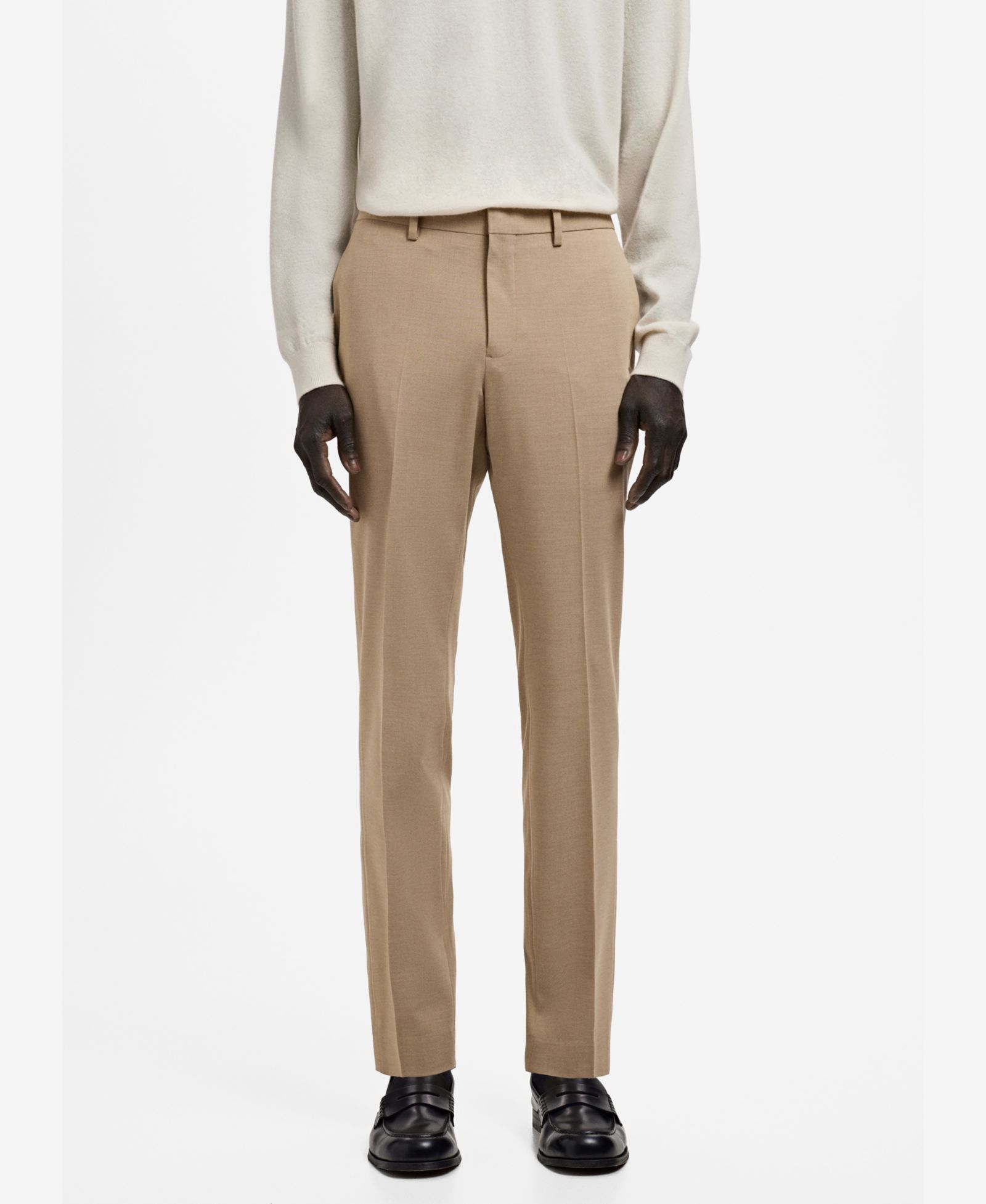 Mango Мужские Stretch Fabric Super Slim-Fit Suit Pants