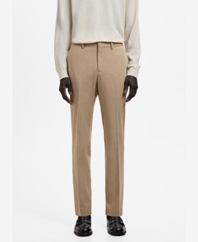 Mango Мужские Stretch Fabric Super Slim-Fit Suit Pants
