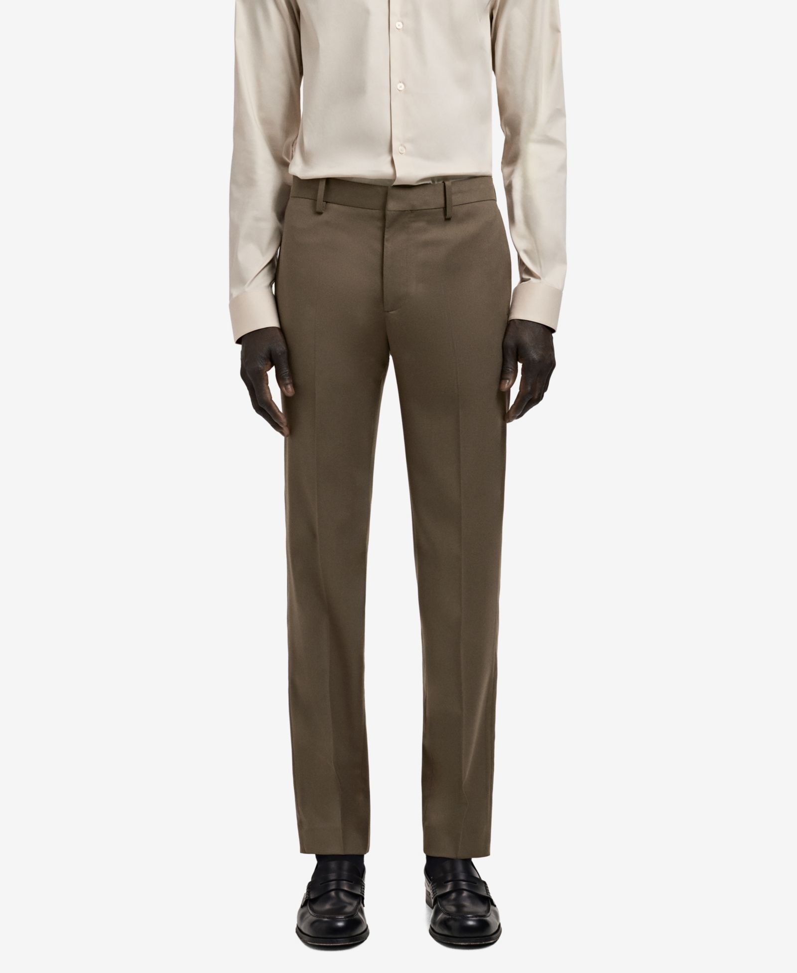 Мужские брюки Mango Super Slim-Fit из эластичной ткани