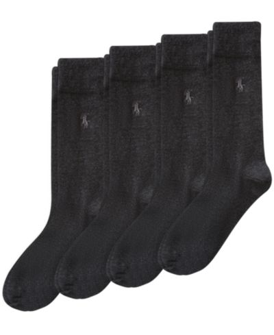 Polo Ralph Lauren Мужские классические носки Flat Knit, 4 пары