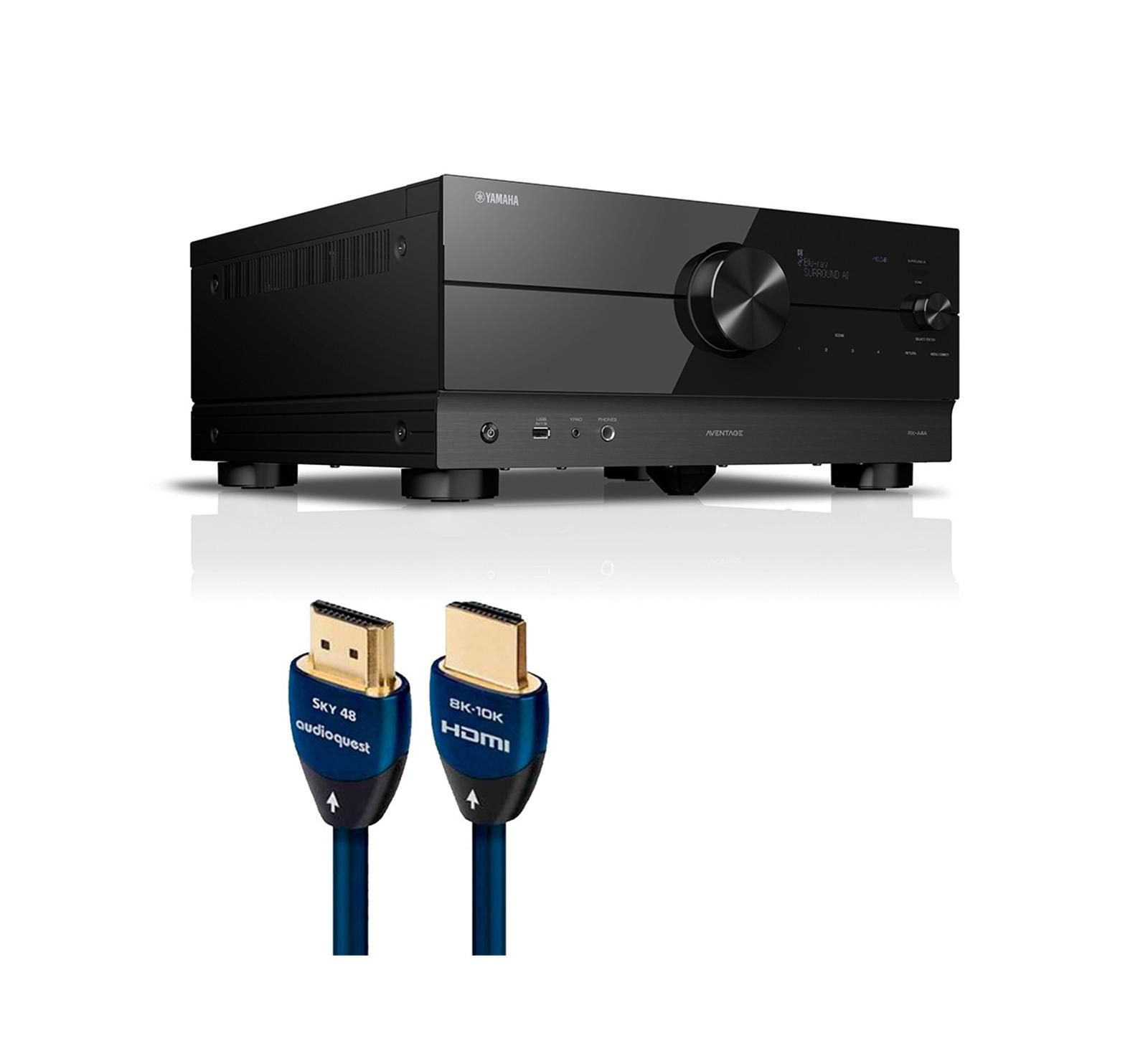 AV-ресивер Yamaha RX-A4A AVENTAGE 7.2 Channel с кабелем AudioQuest SKY 3m HDMI