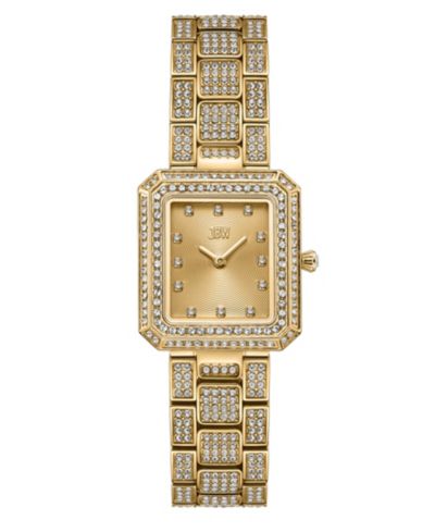Женские часы Jbw Arc Crystal Diamond (0.06 ct. t.w.) Swiss Quartz Stainless Steel, 23mm