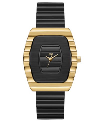 Женские часы Jbw Atlas Swiss Quartz Black Stainless Steel 34mm