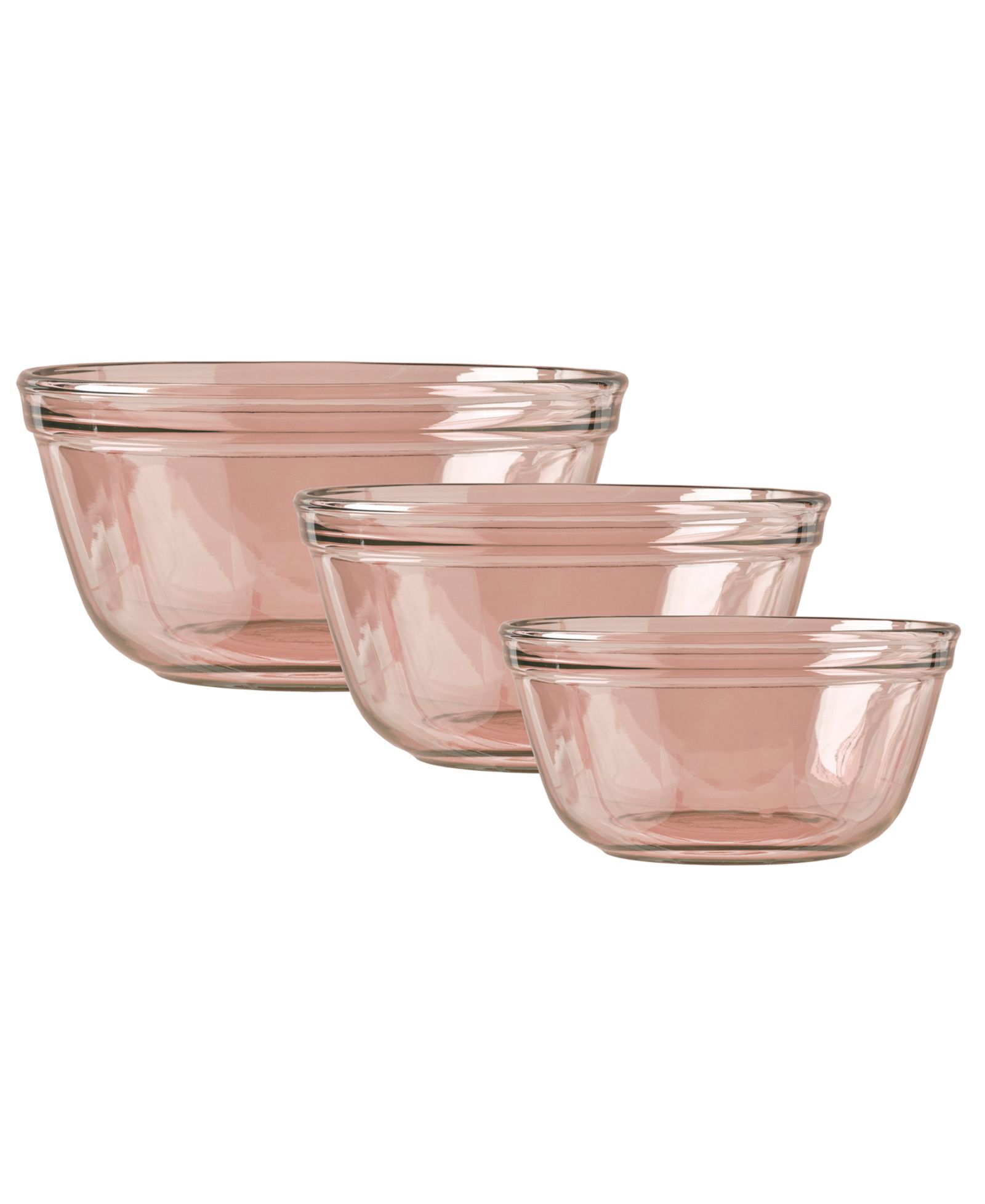 Anchor Hocking Glass 3-Piece Mixing Bowl Set