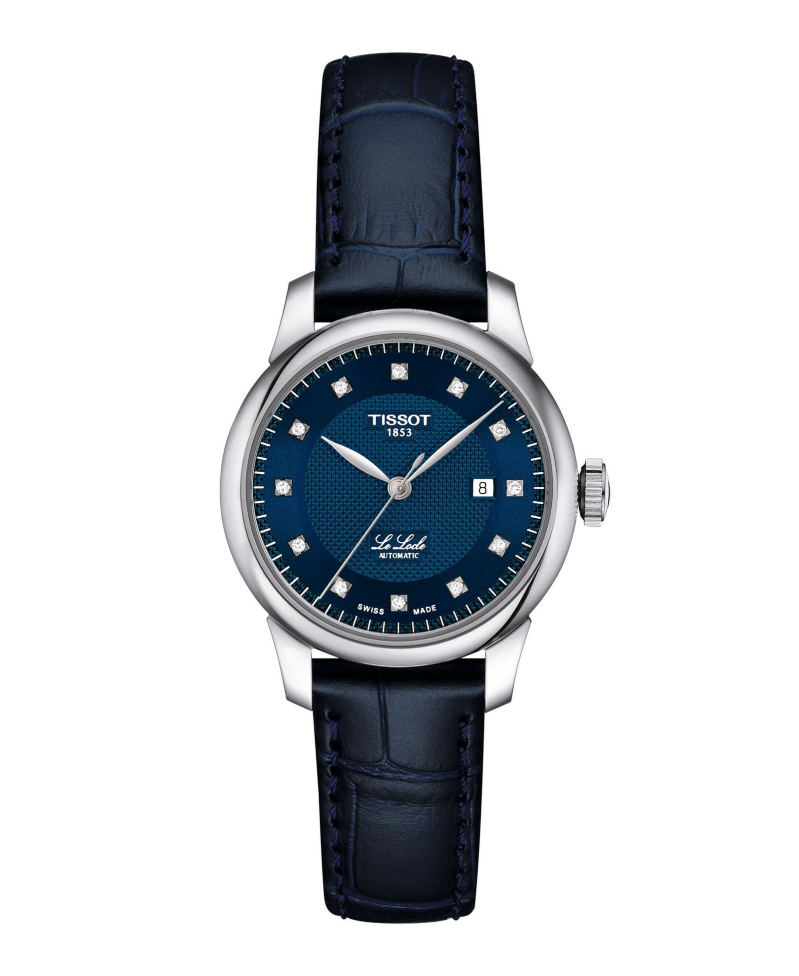 Tissot Women's Blue Leather Bracelet Watch, 29mm